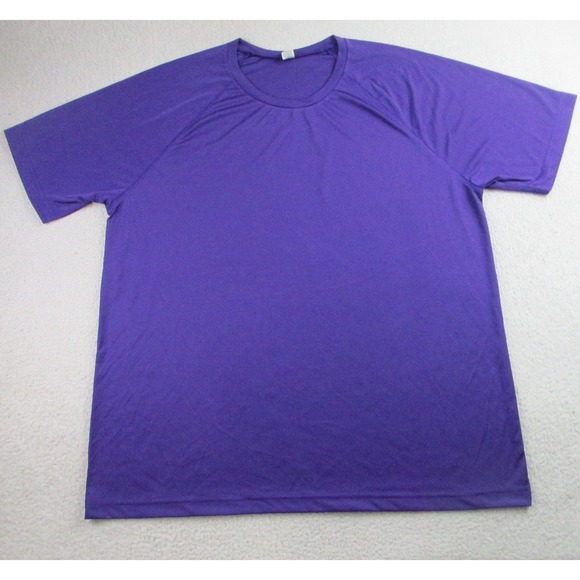 Alo‎ Shirt Mens XL Purple Athletic Performance Quick Dry Lightweight Polyester - Picture 1 of 7